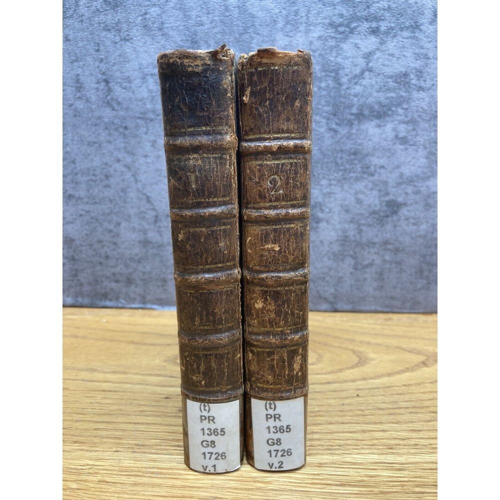 Rare THE GUARDIAN 1726 Two Volumes Printed In LONDON